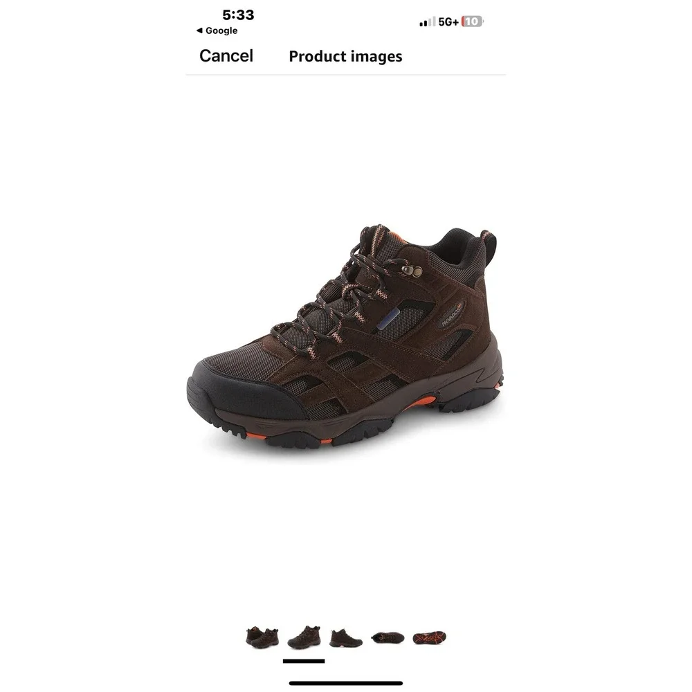 nevados‎ hiking boots Size 9.5 Rubicon Brown